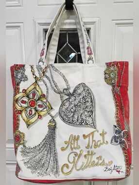 Limited Edition Brighton All That Glitters Canvas Tote Bag